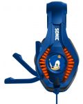 Dječje slušalice OTL Technologies - Pro G5 Sonic The Hedgehog, plave - 3t