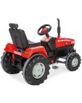 Dječji traktor Pilsan, s pedalama, crveni - 2t