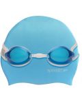 Dječji set za plivanje Speedo - Kapa i naočale, plavi - 1t