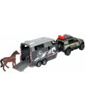 Dječja igračka Majorette - Land Rover transporter konja - 2t