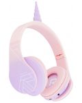 Dječje slušalice PowerLocus - P2 Unicorn, bežične, ružičaste - 2t