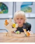 Dječja drvena igra ravnoteže Tender Leaf Toys - Prijatelji u vrtu - 3t