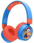 Dječje slušalice OTL Technologies - Paw Patrol, bežične, plavo/narančaste - 1t