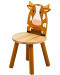 Dječja drvena stolica Bigjigs – Krava - 1t