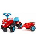 Dječji traktor s prikolicom Falk – Crveni - 1t