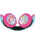 Dječje slušalice Lexibook - Unicorn HP017UNI, plave/ružičaste - 3t