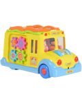 Dječja glazbena igračka Hola Toys - Školski autobus - 1t