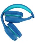 Dječje slušalice PowerLocus - Louise&Mann K1 Kids, bežične, plave - 8t