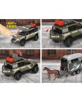 Dječja igračka Majorette - Land Rover transporter konja - 4t