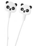 Dječje slušalice s mikrofonom I-Total - Panda Collection 11083, bijele - 3t