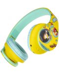 Dječje slušalice PowerLocus - P2 Kids Angry Birds, bežične, zeleno/žute - 4t