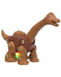 Dinosaur za sastavljanje NToys - Brachiosaurus, sa svjetlima i zvukovima - 2t