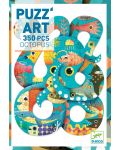 Dječja art slagalica Djeco od 350 dijelova - Hobotnica - 1t