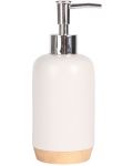 Dozator za tekući sapun Inter Ceramic - Bailey, 7.6 x 19 cm, bijeli - 1t