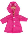 Odjeća za lutke Bigjigs - Ružičasti kišobran, 25 cm - 1t