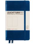 Džepna bilježnica Leuchtturm1917 - A6, bijele stranice, Navy - 1t