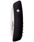 Džepni nožić Swiza - TT05, crni, s alatom za krpelje - 3t