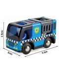 Drvena igračka Nare – Policijski auto sa sirenama - 3t