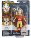 Akcijska figurica The Noble Collection Animation: Avatar: The Last Airbender - Aang (Bendyfig), 18 cm - 7t