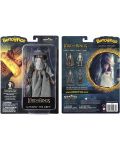 Akcijska figura The Noble Collection Movies: The Lord of the Rings - Gandalf (Bendyfigs), 19 cm - 4t