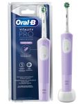 Električna četkica za zube OralB - D103 Pro Lilac CLC 6/21/6, ljubičasta - 3t
