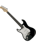 Električna gitara EKO - S-300 LH, crno/bijela - 1t