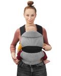 Ergonomski ruksak za bebe KinderKraft - Adoree, Sivi - 2t