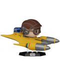 Figurica Funko POP! Rides Deluxe: Star Wars - Anakin Skywalker in Naboo Starfighter (with R2-D2) #677 - 1t