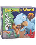 Figura King Me World - Tyrannosaurus rex, sa zvukom i svjetlom, zelena - 1t