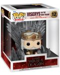 Figura Funko POP! Deluxe: House of the Dragon - Viserys on the Iron Throne #12 - 2t