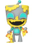 Figura Funko POP! Television: Invader Zim - Gir Eating Pizza (Special Edition) #1332 - 1t
