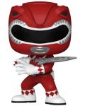 Figurica Funko POP! Television: Mighty Morphin Power Rangers - Red Ranger (30th Anniversary) #1374 - 1t