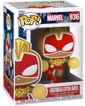 Figurica Funko POP! Marvel: Holiday - Gingerbread Captain Marvel #936 - 2t