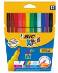 Flomasteri BIC Kids Visa - 12 boja - 1t