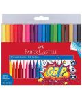 Flomasteri Faber-Castell Grip - 20 boja - 1t