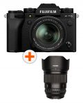 Fotoaparat Fujifilm - X-T5, 18-55mm, Black + Objektiv Viltrox - AF, 75mm, f/1.2, za Fuji X-mount - 1t