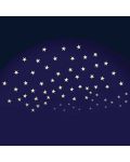 Fosforescentne naljepnice Brainstorm Glow - Zvijezde, 60 komada - 3t