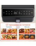 Friteza na vrući zrak Cosori - Dual Blaze XXXL, 1750W, 6.4 l, crna - 8t