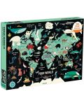 Slagalica Galison od 1000 dijelova - Karta svijeta - 1t