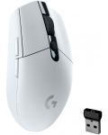 Gaming miš Logitech - G305 Lightspeed, optički, bijeli - 1t