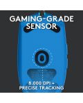 Gaming miš Logitech - G102 Lightsync, optički, RGB, plavi - 4t