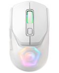Gaming miš Marvo - Fit Pro, optički, bežični, bijeli - 1t