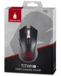 Gaming miš Spartan Gear - Titan 2, žični, crni - 2t