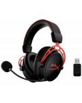 Gaming slušalice HyperX - Cloud Alpha, bežične, crno/crvene - 2t