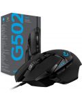 Gaming miš Logitech - G502 Hero, crni - 12t