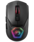 Gaming miš Marvo - Fit Pro, optički, bežični, crni - 1t
