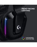 Gaming slušalice Logitech - G733, bežične, crne - 5t