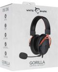 Gaming slušalice White Shark - GORILLA, crne/crvene - 7t