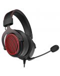 Gaming slušalice Redragon - Luna H540, crno/crvene - 3t