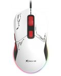 Gaming miš Xtrike ME - GM-316W, optički, bijeli - 2t